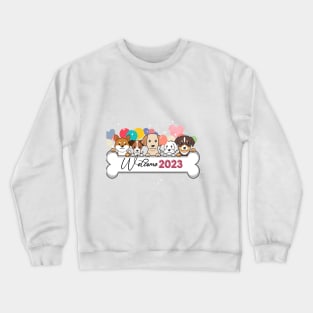 Cute Design to Welcome 2023 Crewneck Sweatshirt